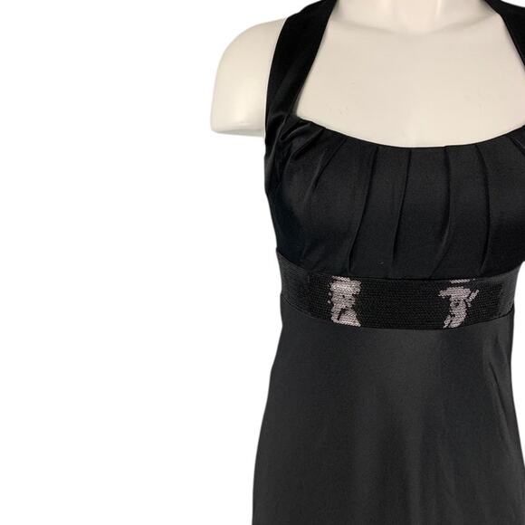 Calvin Klein Sequin Waist Satin Maxi Dress NWT - 8 - Picture 3 of 8